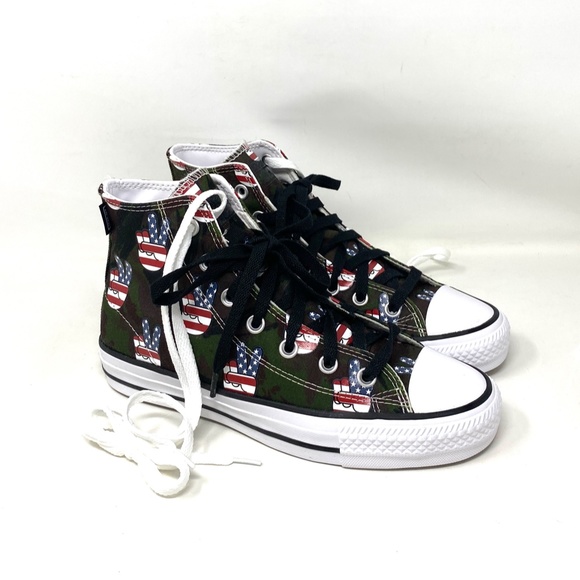 Converse Ctas Pro All Star High Top Green Men’s Canvas Sneakers Size A02413C - Picture 3 of 9